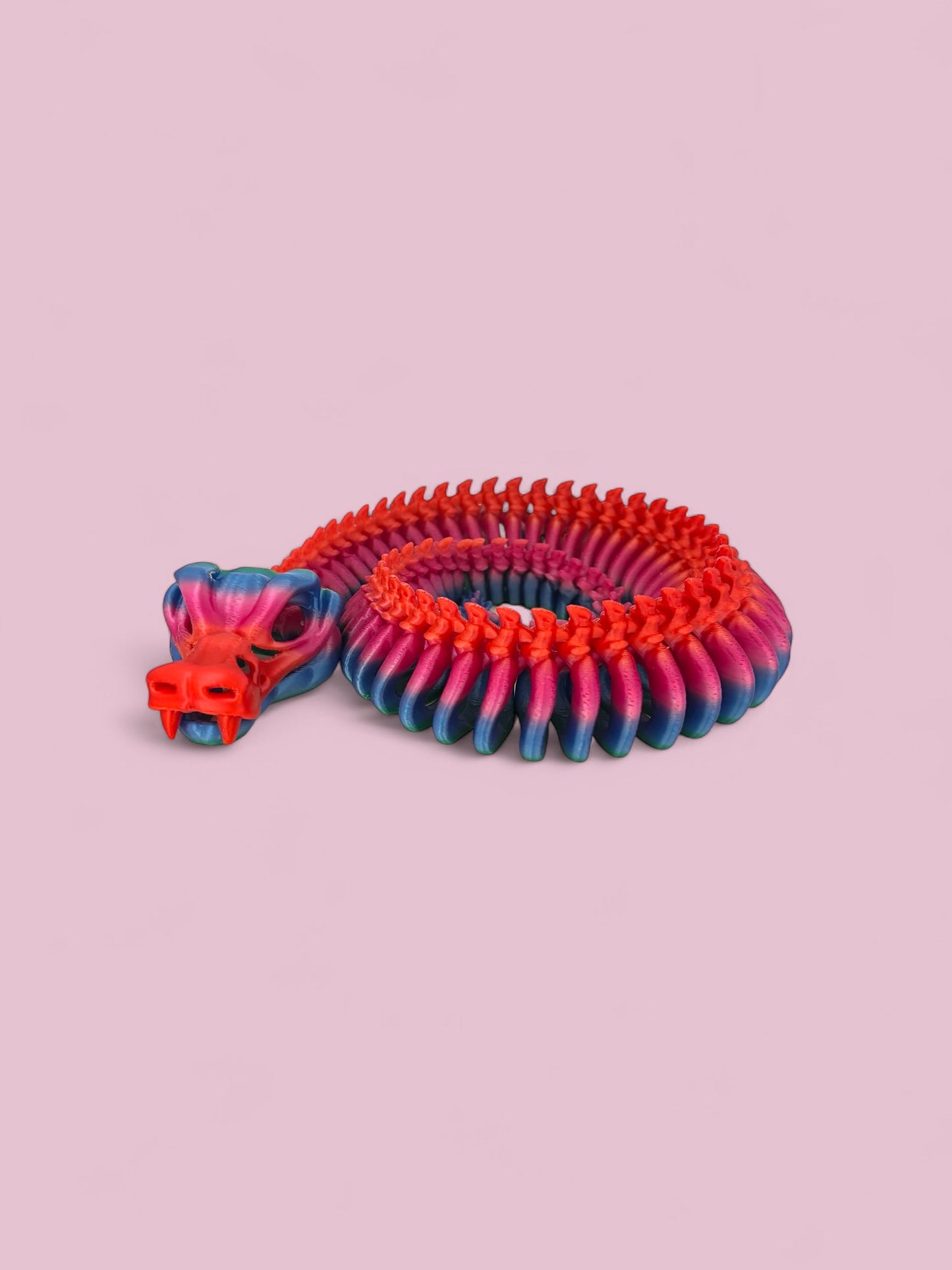 Snake skeleton - rainbow