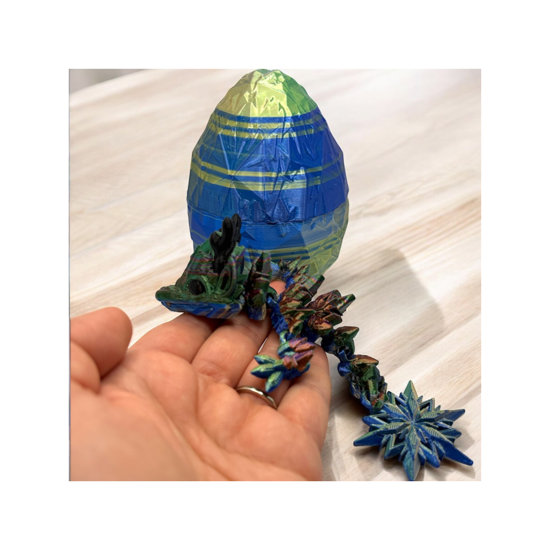 Small dragon with egg
