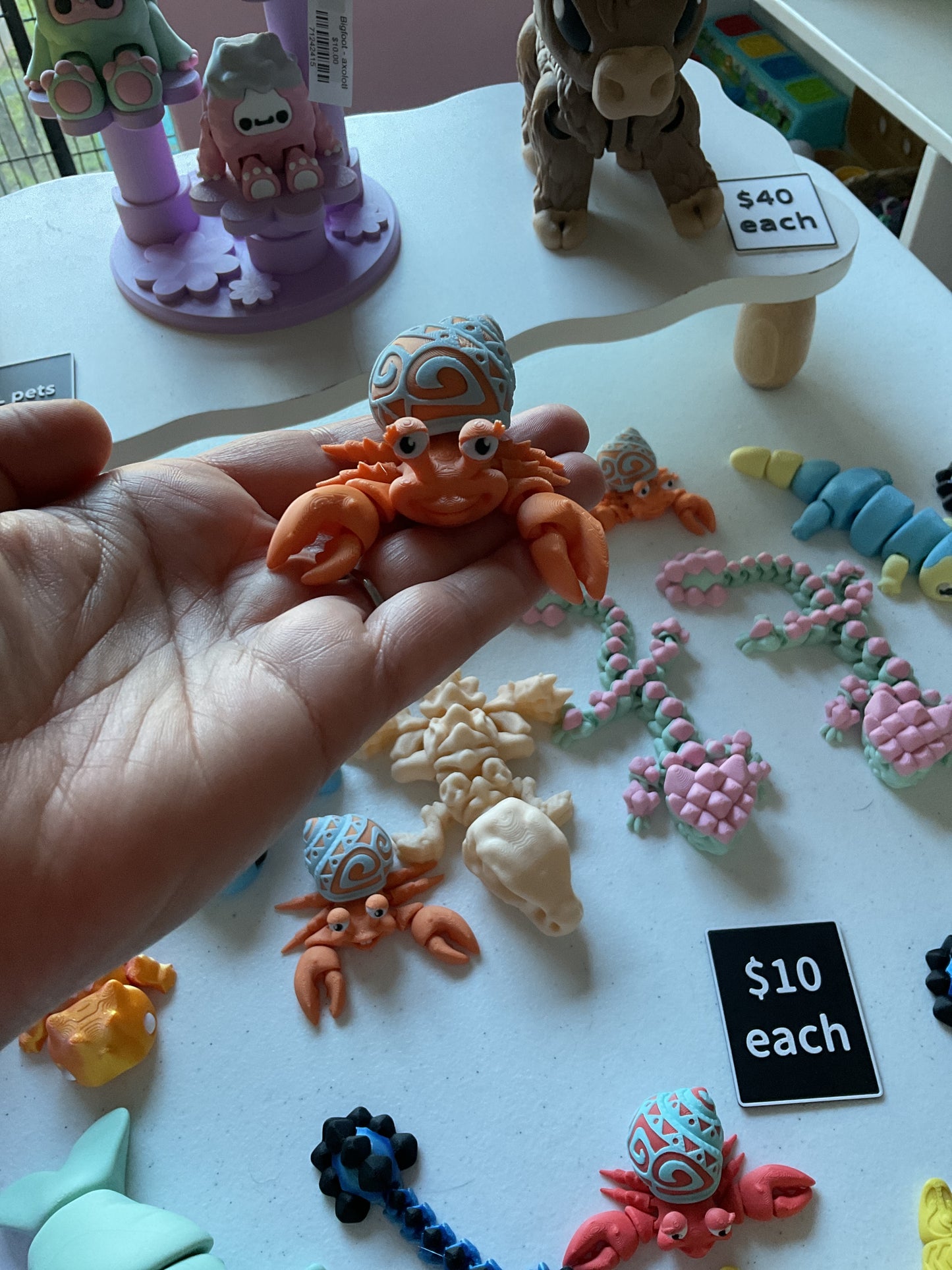 Hermit crab fidget