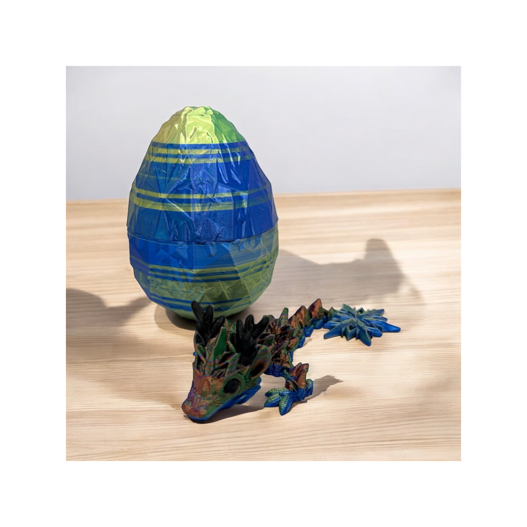 Small dragon with egg