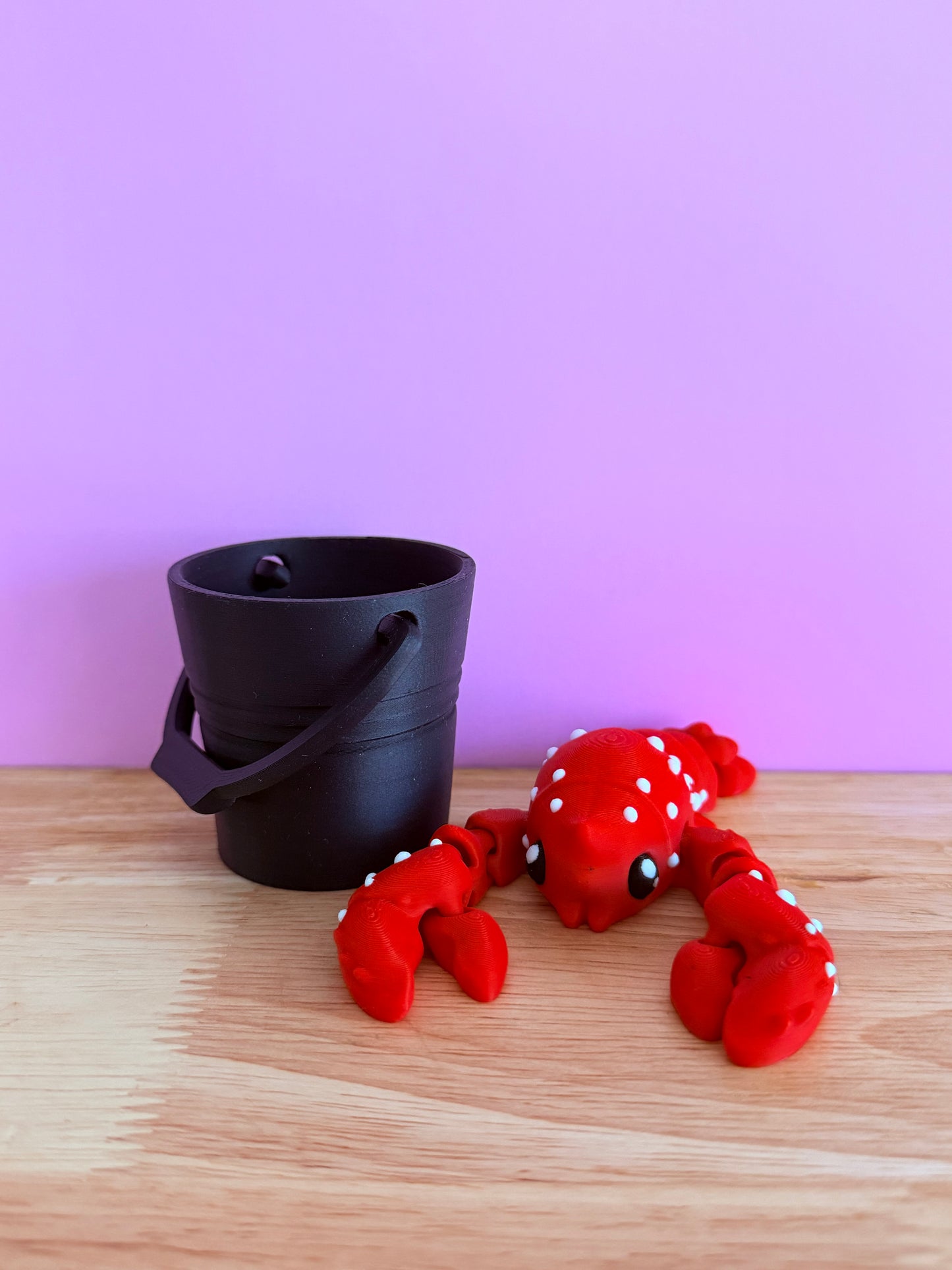 Lobster and bucket