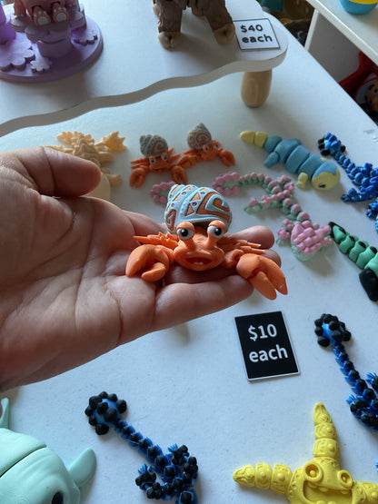 Hermit crab fidget