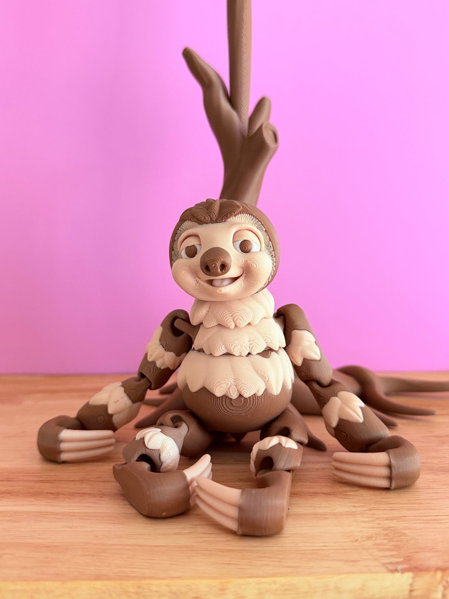 Hanging sloth and tree set