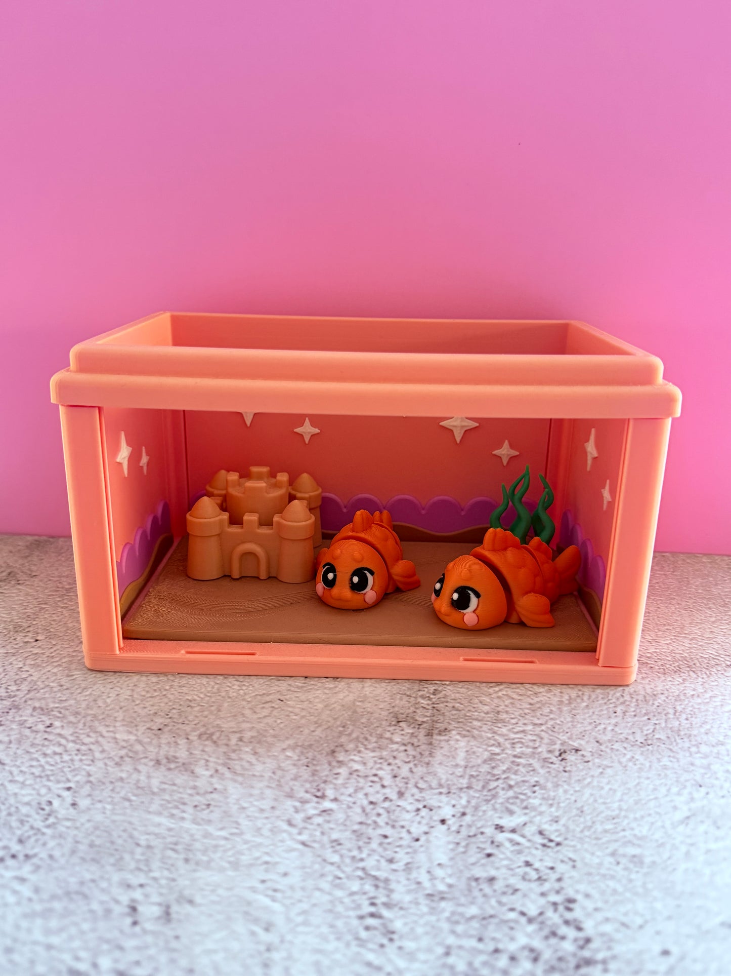 Mini goldfish and tank - LAST CHANCE