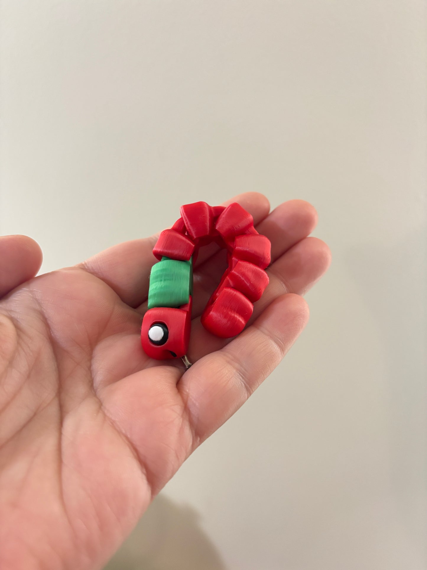 Mini red caterpillar