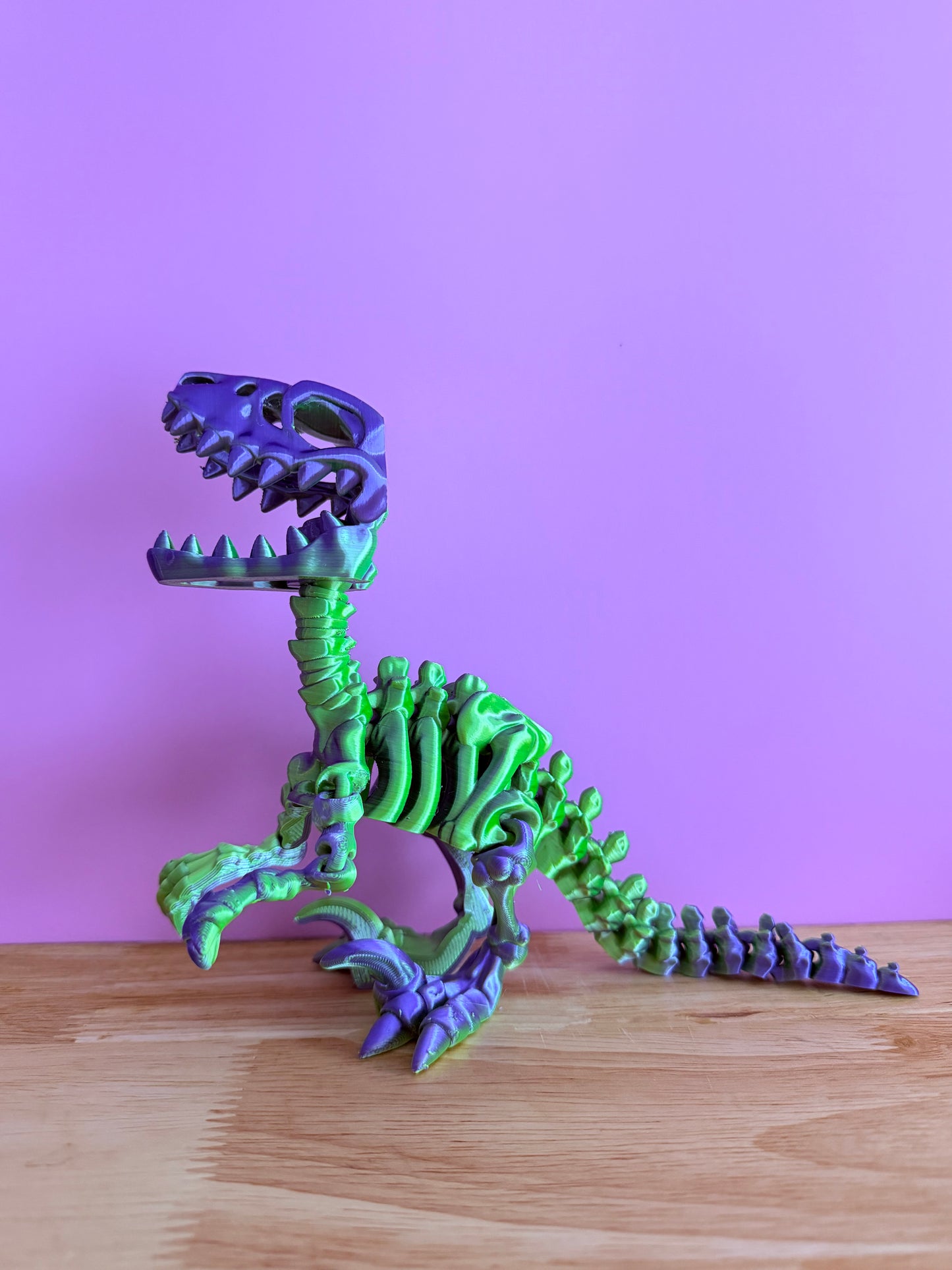 Skeleton raptor
