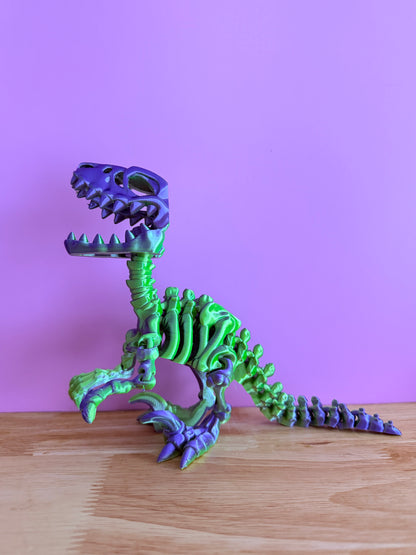 Skeleton raptor