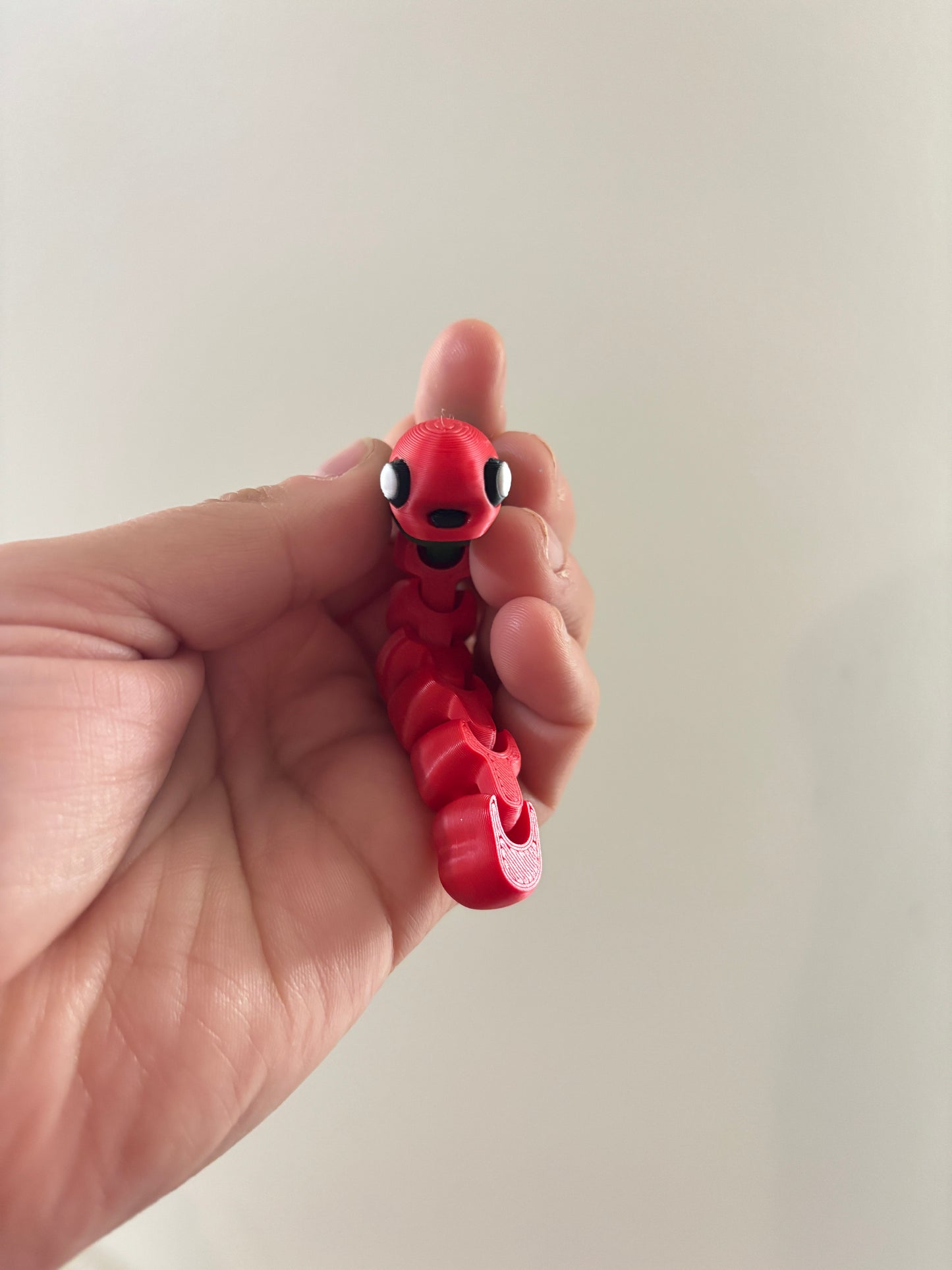 Mini red caterpillar