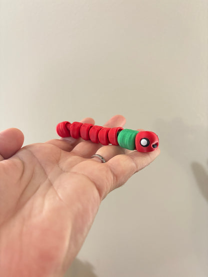 Mini red caterpillar