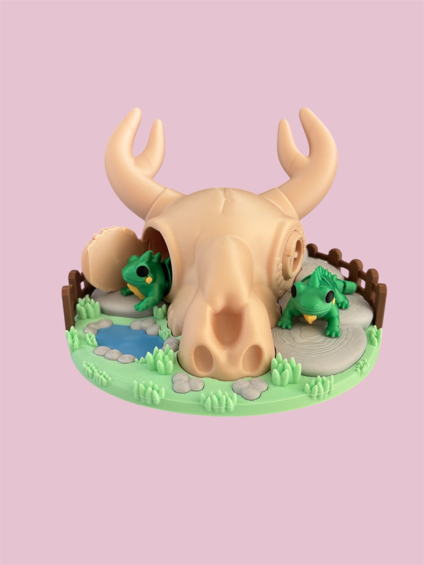 Mini Iguana with Skeleton Desert Play set