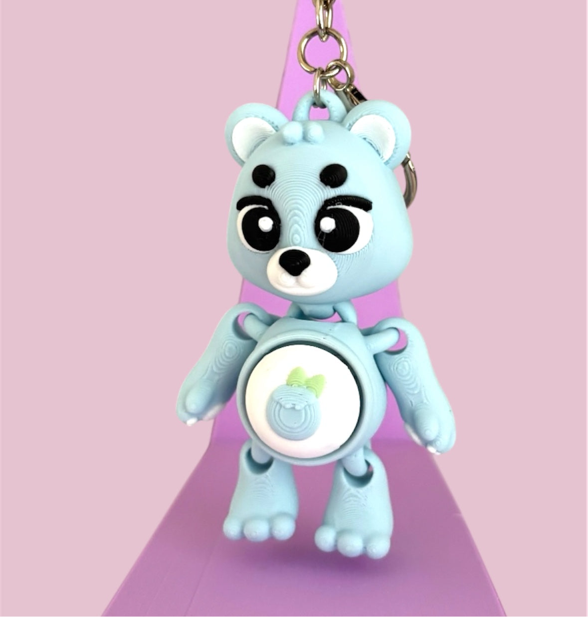 Click Bear Keychain