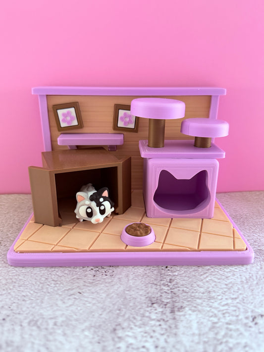 Mini cat and home set