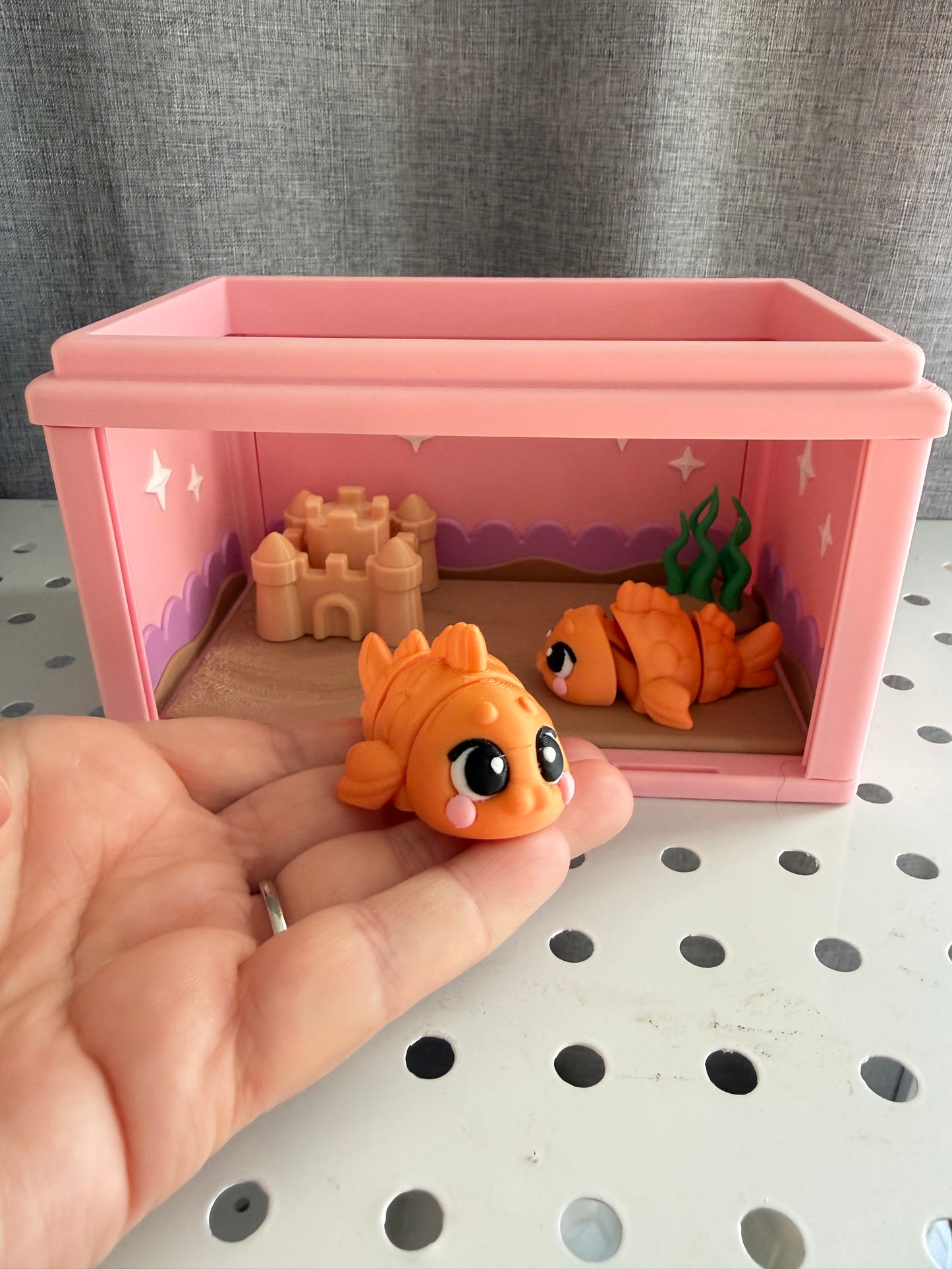 Mini goldfish and tank - LAST CHANCE