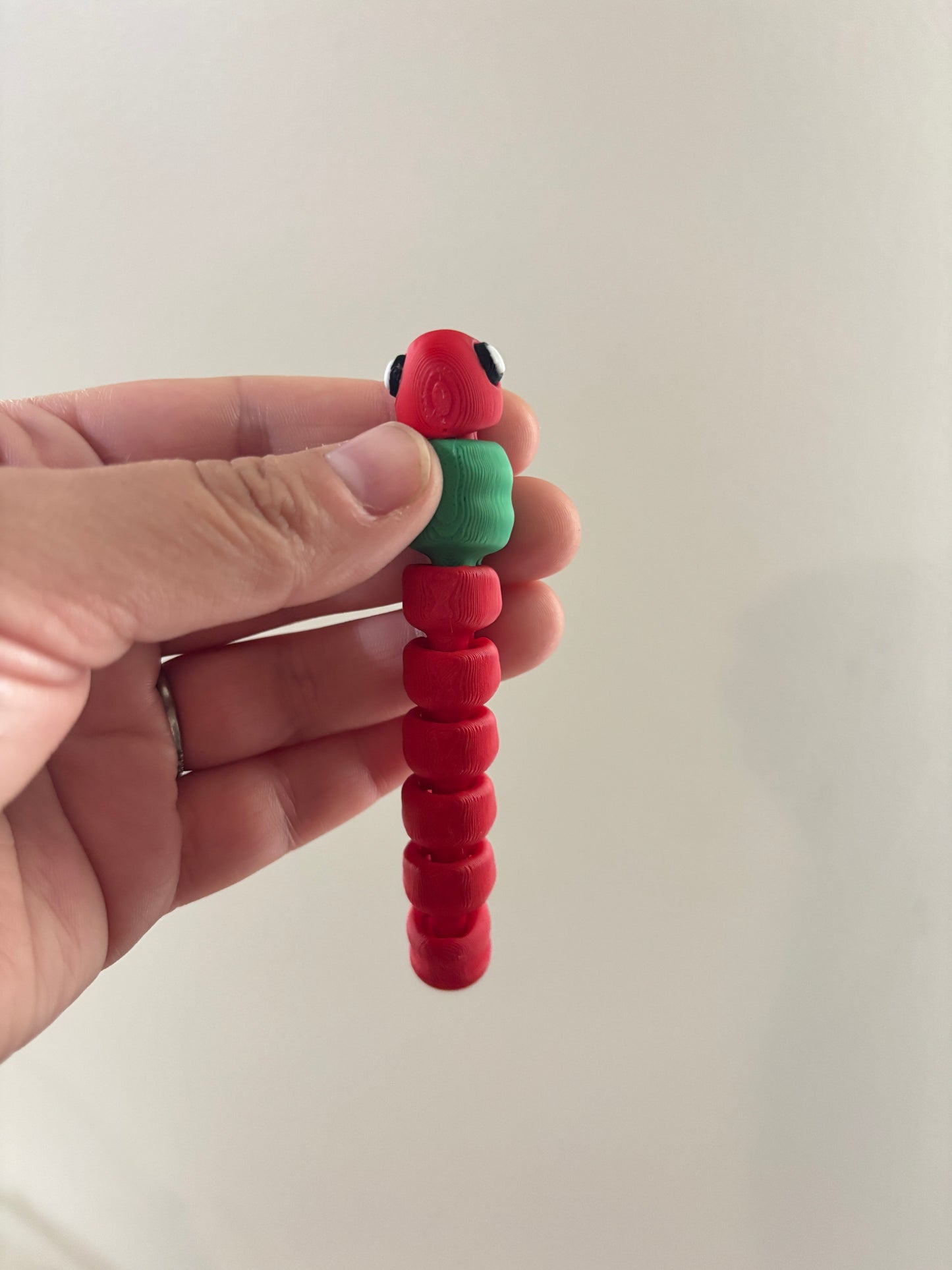 Mini red caterpillar