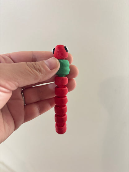 Mini red caterpillar
