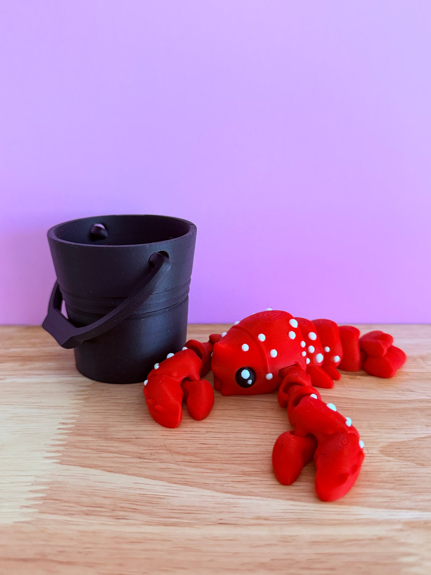 Lobster and bucket