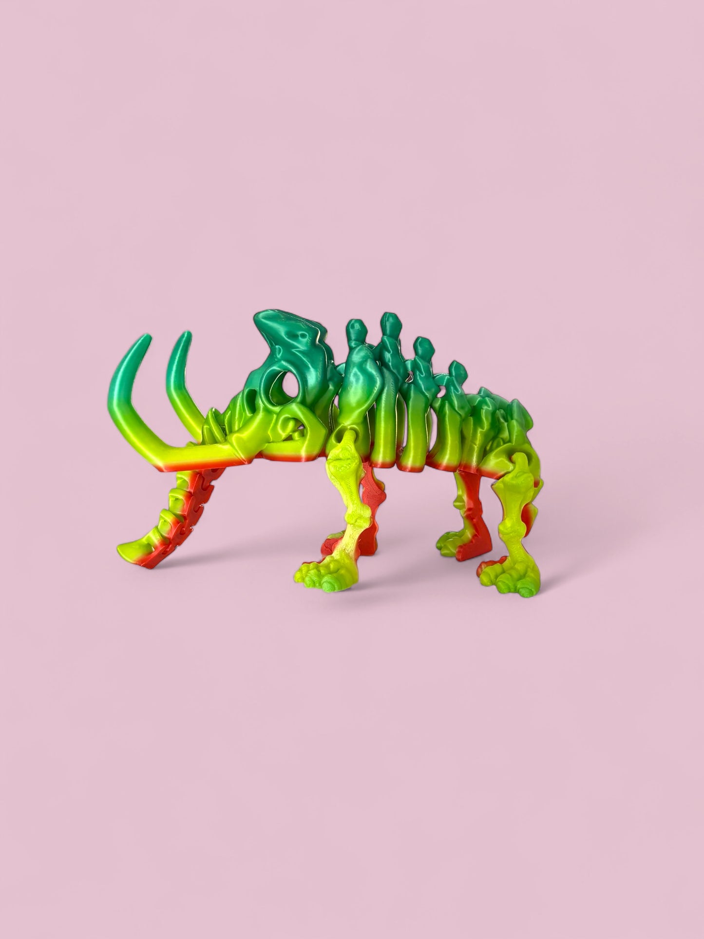 Mammoth skeleton - rainbow