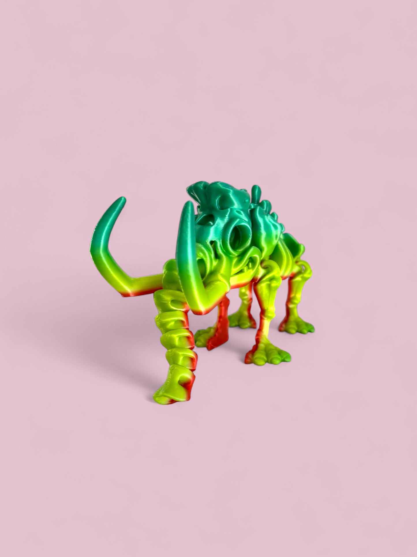 Mammoth skeleton - rainbow