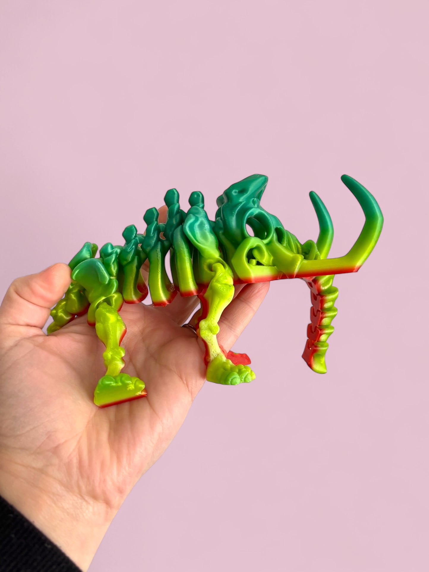 Mammoth skeleton - rainbow
