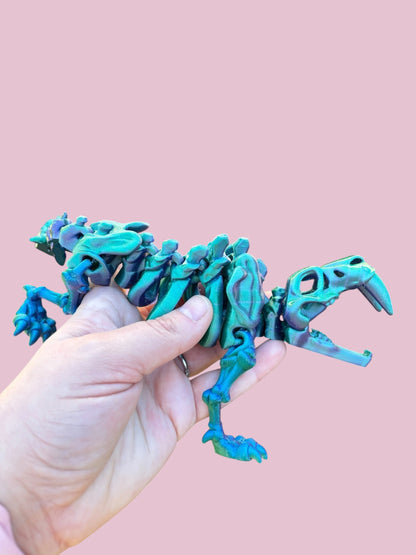 Sabertooth tiger skeleton