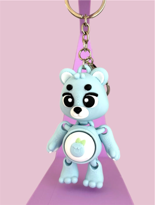 Click Bear Keychain