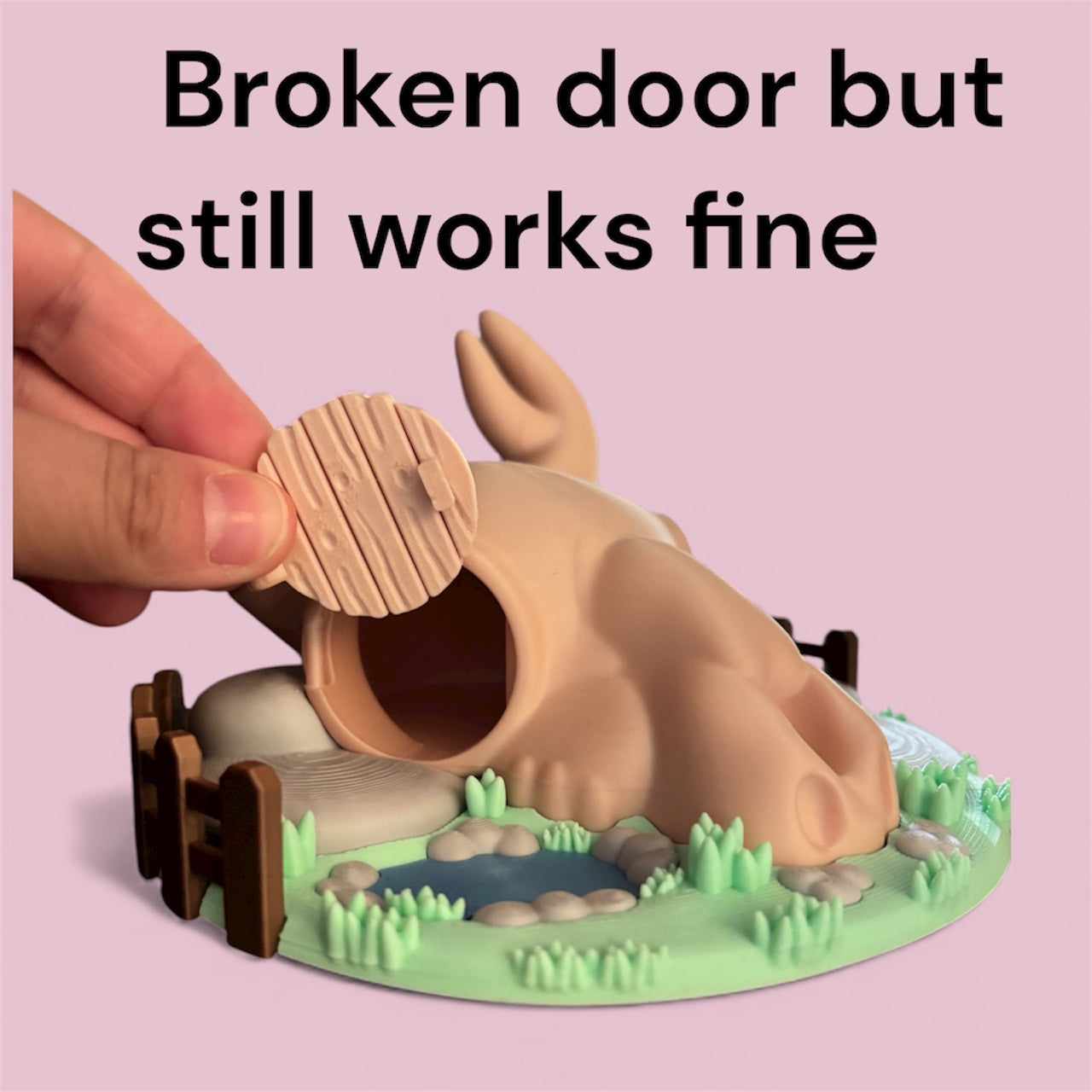 Mini Iguana with Skeleton Desert Play set SALE due to broken door