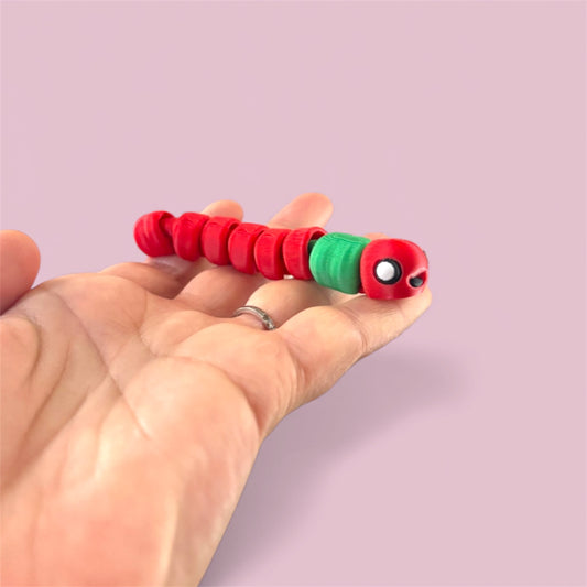 Mini red caterpillar