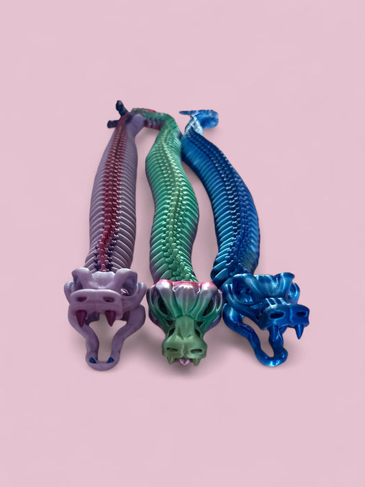 Snake skeletons